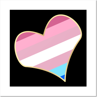 Bigender Heart Posters and Art